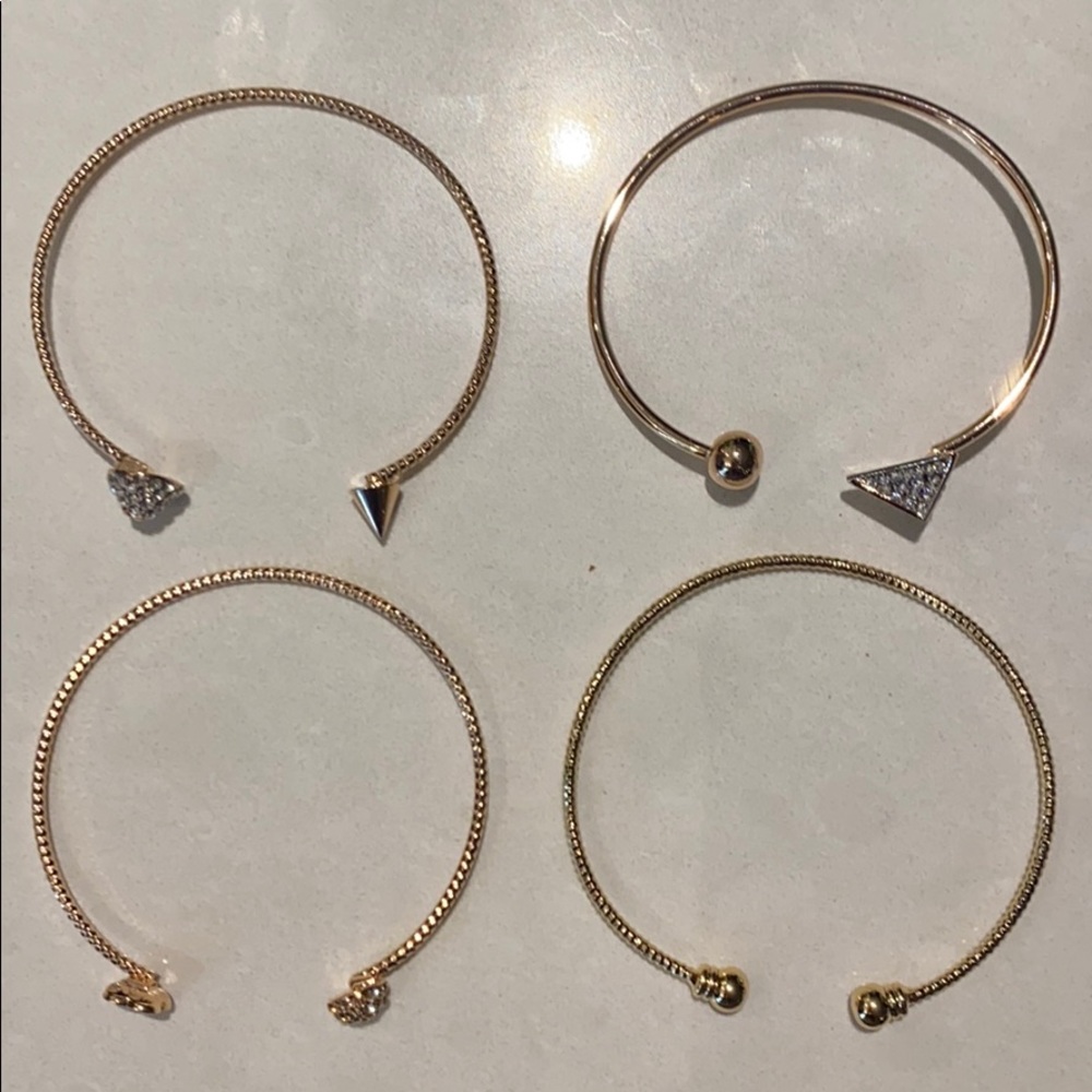 GOLD BANGLES